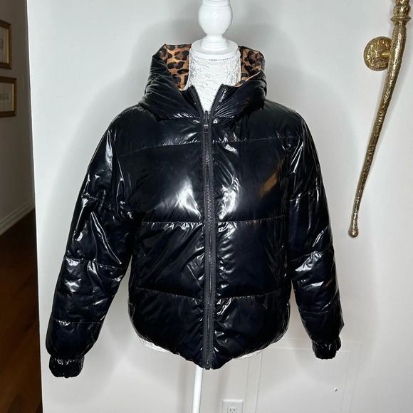 Alice + Olivia Reversible Puffer Jacket in Sz. S - Picture 3 of 8